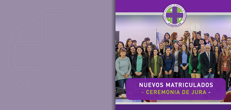 Juraron nuevos Matriculados