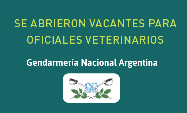 Vacantes para Oficiales Veterinarios