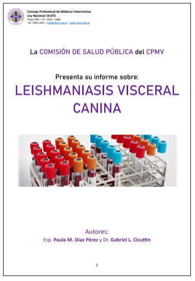 COVER Leishmaniasis